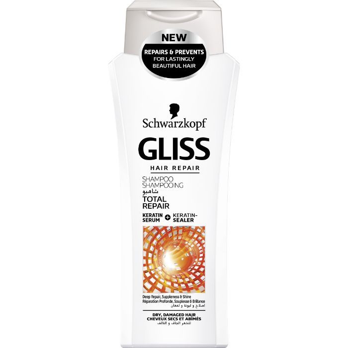 Buy Schwarzkopf Gliss Hair Repair With Liquid Keratin Total Repair Shampoo (250 ml) - Purplle