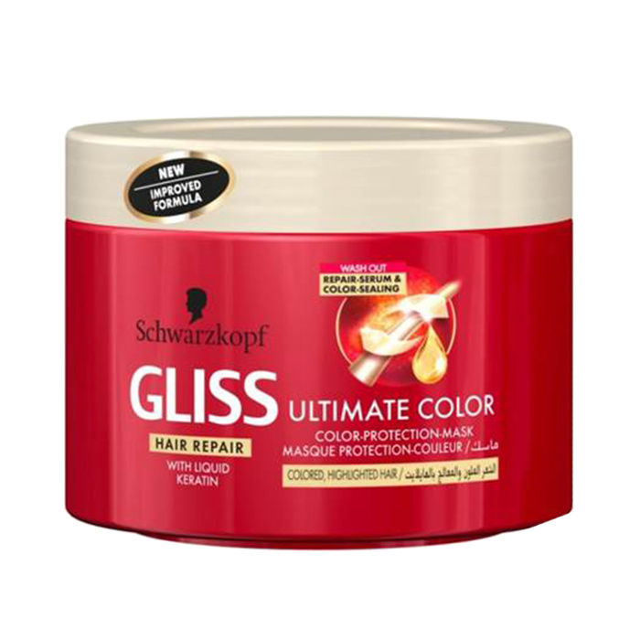 Buy Schwarzkopf Gliss Hair Repair With Liquid Keratin Ultimate Color Protection Mask (200 ml) - Purplle