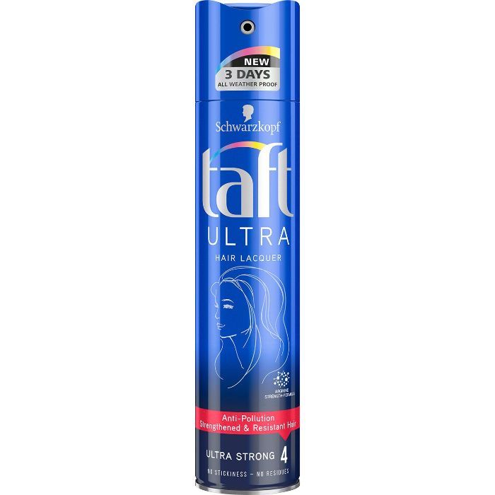 Buy Schwarzkopf Taft All Weather Keratin Hair Spray Ultra Strong (250 ml) - Purplle