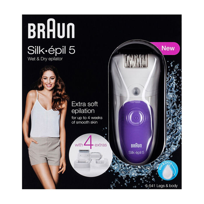 Buy Braun SE5-541 LEG Epilator (Violet,White) - Purplle