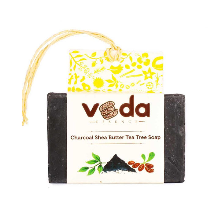 Buy Veda Essence Charcoal Shea Butter Tea Tree Soap (125 g) - Purplle