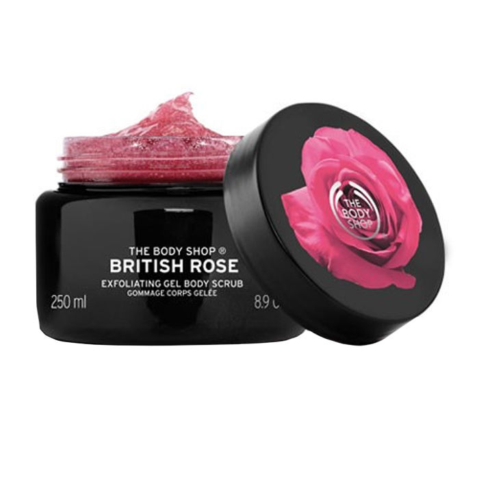 Buy The Body Shop British Rose Body Scrub (250 ml) - Purplle