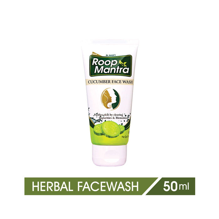 Buy Roop Mantra Herbal Cucumber Face Wash (50 ml) - Purplle