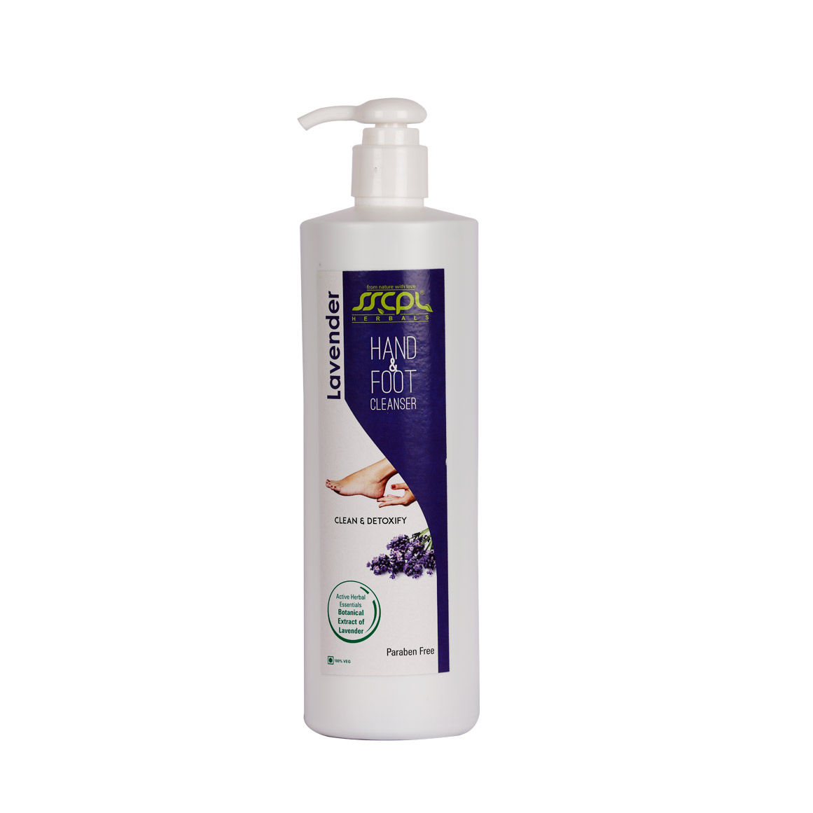 Buy SSCPL Herbals Lavender Hand & Foot Cleanser (500 ml) - Purplle