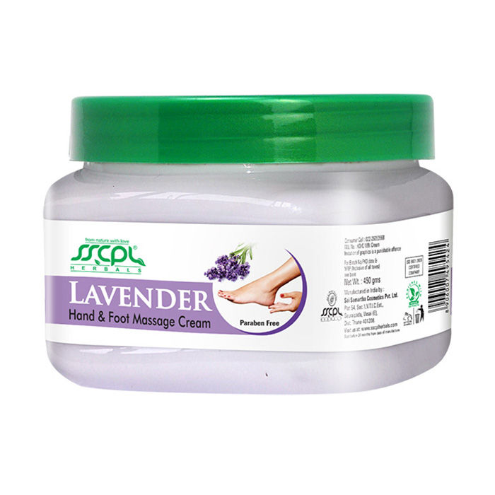 Buy SSCPL Herbals Lavender Hand & Foot Massage Cream (450 g) - Purplle