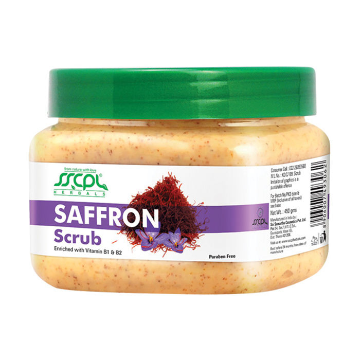Buy SSCPL Herbals Saffron Scrub (450 g) - Purplle
