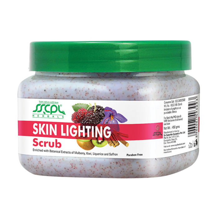 Buy SSCPL Herbals Skin Lightening Scrub (450 g) - Purplle