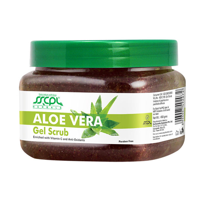 Buy SSCPL Herbals Aloevera Gel Scrub (450 g) - Purplle