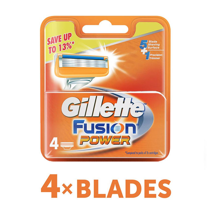 Buy Gillette Fusion Power 4 Cartridges - Purplle