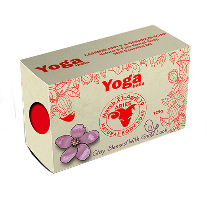 Buy Yoga India Aries Natural Body Soap (125 g) - Purplle