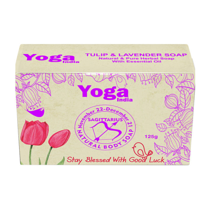 Buy Yoga India Sagittarius Natural Body Soap (125 g) - Purplle