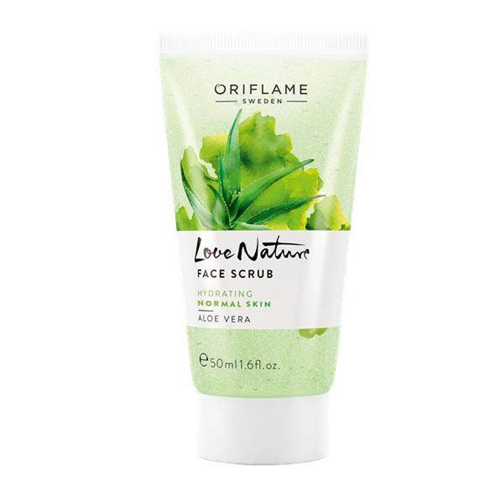 Buy Oriflame Love Nature Face Scrub Aloe Vera (50 ml) - Purplle
