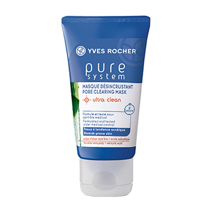 Buy Yves Rocher Pure System Pore Clearing Mask Ultra Clean (50 ml) - Purplle
