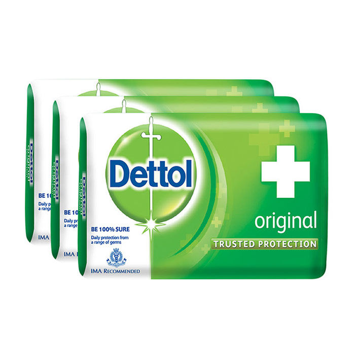 Buy Dettol Soap Original (75 g x 3) - Purplle