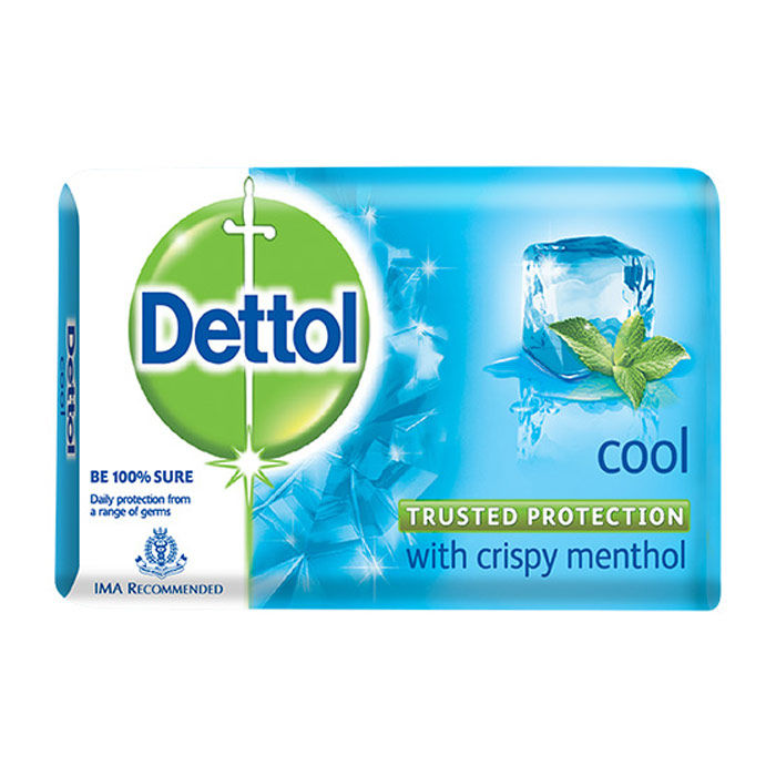 Buy Dettol Germ Protection Bathing Bar Soap Cool (125 g) - Purplle
