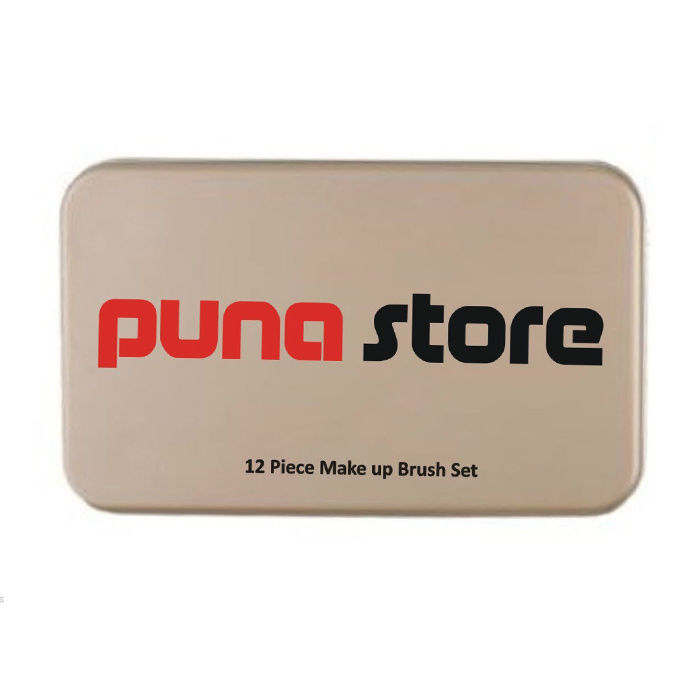 Buy Puna Store 12 Piece Makeup Brush Set with Storage Box - Purplle