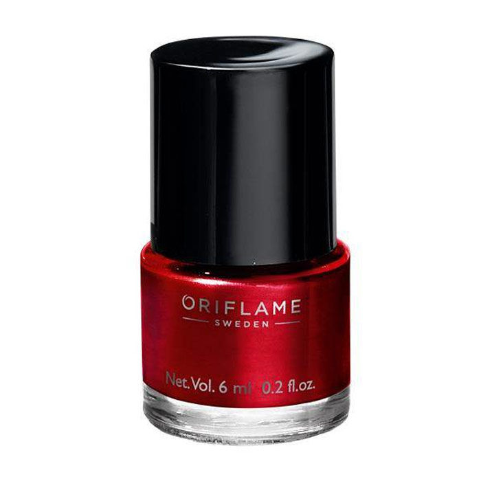 Buy Oriflame Pure Colour Nail Polish Mini Classic Red (6 ml) - Purplle