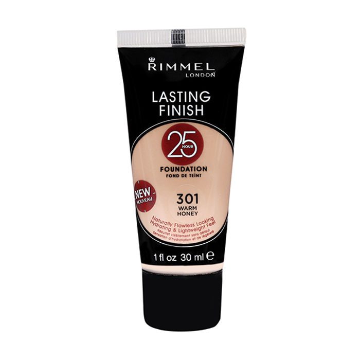 Buy Rimmel Lasting Finish 25 Hours Foundation - Warm Honey #301 (30 ml) - Purplle