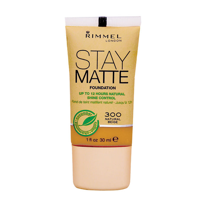 Buy Rimmel Stay Matte Foundation - Natural Beige #300 (30 ml) - Purplle