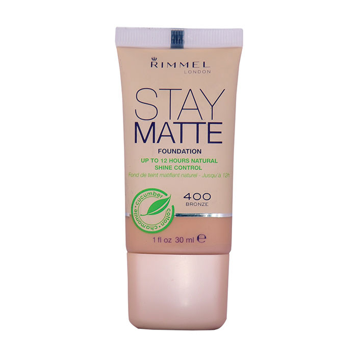 Buy Rimmel Stay Matte Foundation - Bronze #400 (30 ml) - Purplle