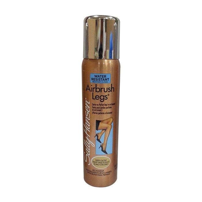 Buy Sally Hansen Water Resistant A L'Eau Airbrush Legs Spray - Deep Glow (75 ml) - Purplle