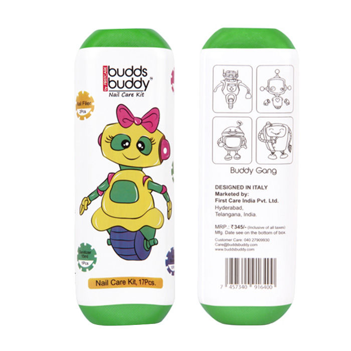 Buy Buddsbuddy Nailcare Kit17Pcs Pack Green - Purplle