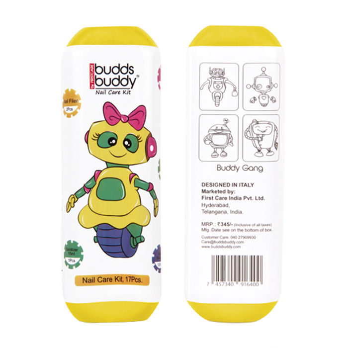 Buy Buddsbuddy Nailcare Kit17Pcs Pack Yellow - Purplle