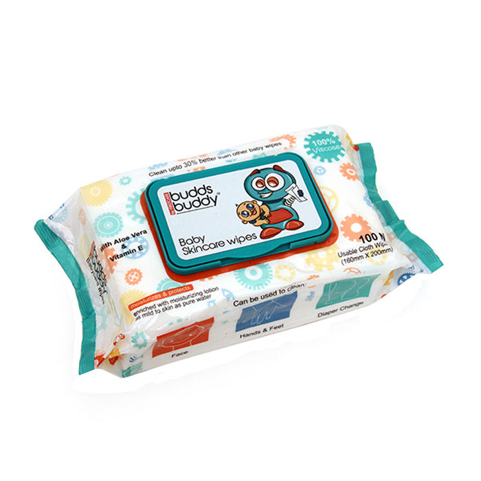 Buy Buddsbuddy Baby Skincare Wet Wipes 100pcs pack - Purplle