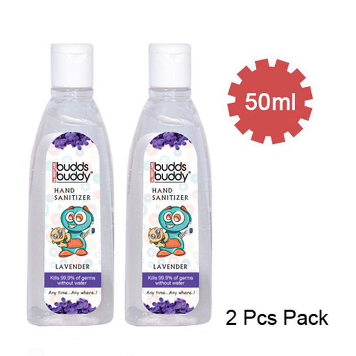 Buy Buddsbuddy Pack of 2 Hand Sanitizer Lavender (50 ml) - Purplle
