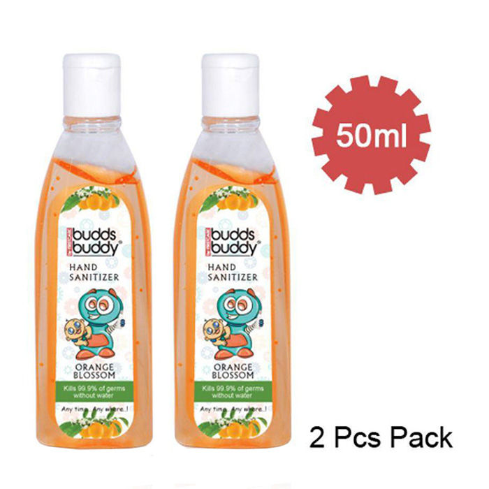 Buy Buddsbuddy Pack of 2 Hand Sanitizer Orange Blossom (50 ml) - Purplle