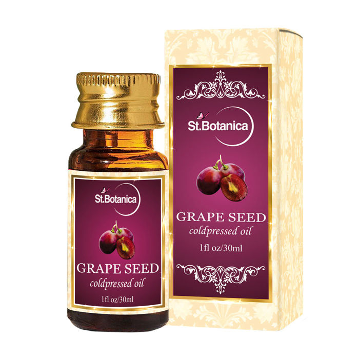 Buy St.Botanica Grape Seed Pure Coldpressed Carrier Oil (30 ml) - Purplle