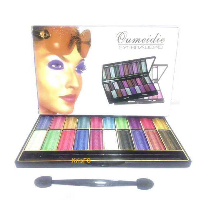 Buy Qumeidie 20 Colors Sparkle Creamy Eyeshadow Shade -1 - Yy-088 - Purplle