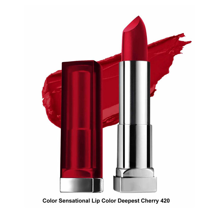 Buy Maybelline New York Color Sensational Creme Lipstick Deepest Cherry (4.2 g) - Purplle