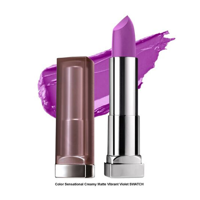 Buy Maybelline New York Color Sensational Creamy Matte Lipstick Vibrant Violet (4.2 g) - Purplle