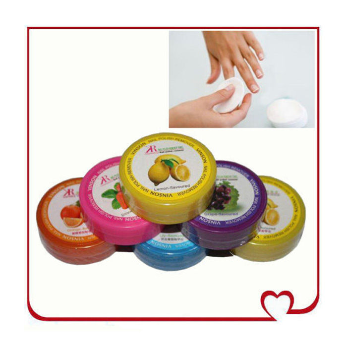 Buy OBN Nail Polish Remover Pads Strawberry Flavor - Purplle