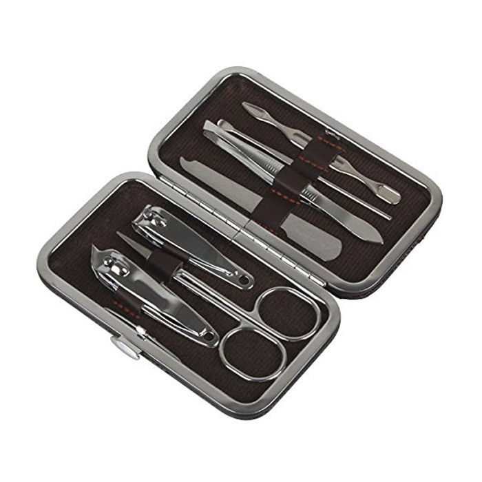 Buy Atin 7 In 1 Stainless Steel Manicure Kit Set - Purplle