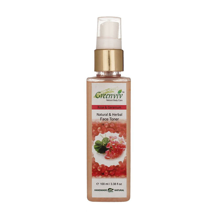 Buy Greenviv Natural Rose & Geranium Face Toner (100 ml) - Purplle