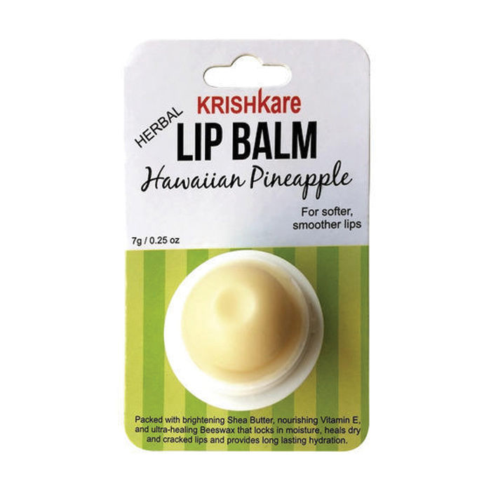 Buy Krishkare Krishkare Herbal Lip Balm - Hawaiian Pineapple (7 g) - Purplle