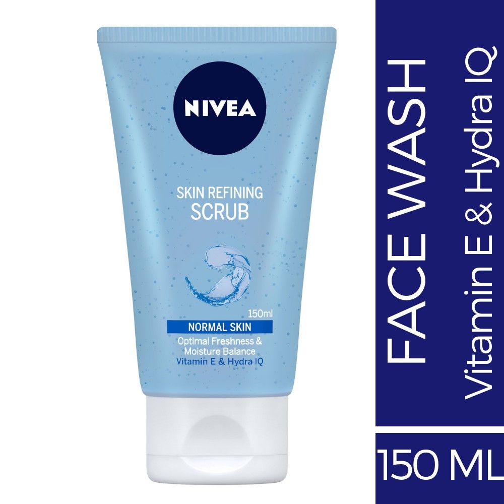 Buy NIVEA Face Wash, Skin Refining Scrub, 150ml - Purplle