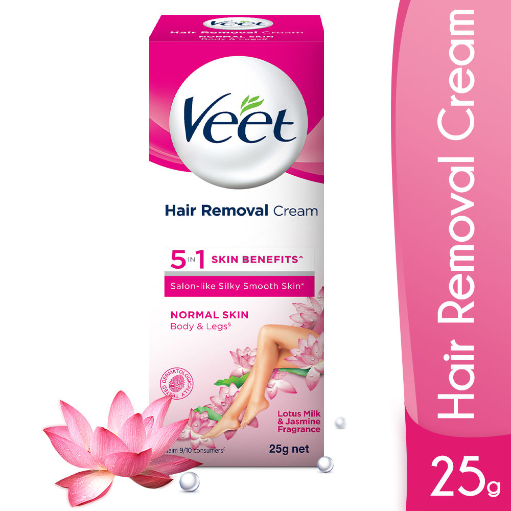 Buy Veet Hair Removal Cream Normal Skin (25 g) - Purplle