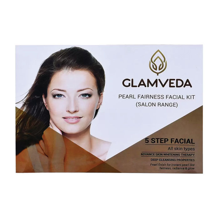 Buy Glamveda Pearl Fairness Facial Kit (500 g) - Purplle