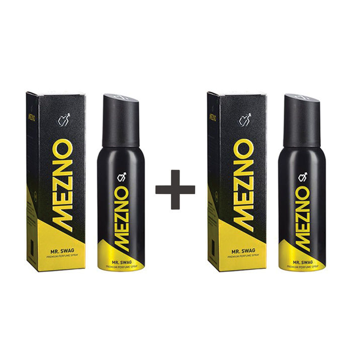 Buy Mezno Mr. Swag - Long Lasting Fragrance Deodorant Body Spray For Men - 24 Hrs Fresh Power - No Gas Deo -(120 ml) (Buy 1 Get 1 Free ) - Purplle