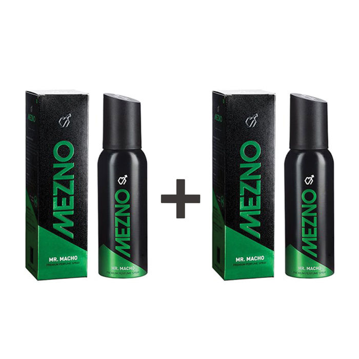 Buy Mezno Mr. Macho - Magnetic Fragrance Deodorant Body Spray For Men - 24 Hrs Fresh Power - No Gas Deo - (120 ml) (Buy 1 Get 1 Free ) - Purplle