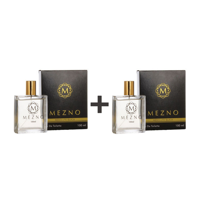 Buy Mezno Absolute Black Long lasting Fragrance Eau de Toilette Perfume For Men - (100 ml) (Buy 1 Get 1 Free ) - Purplle
