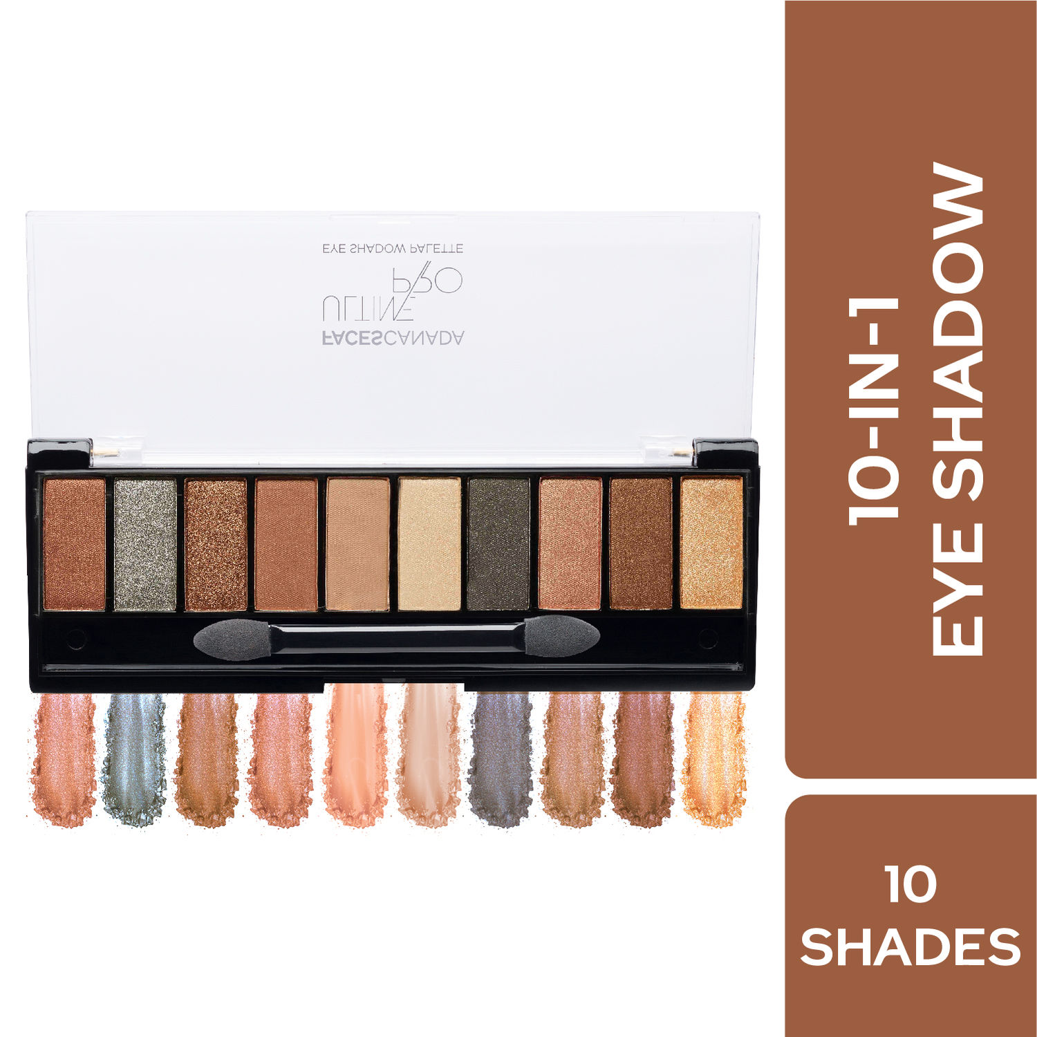 Buy Faces Canada Ultime Pro Eye Shadow Palette - Nude 01 (10 g) - Purplle