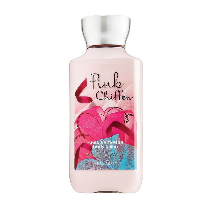 Buy Bath and Body Works Body Lotion Pink Chiffon (236 ml) - Purplle