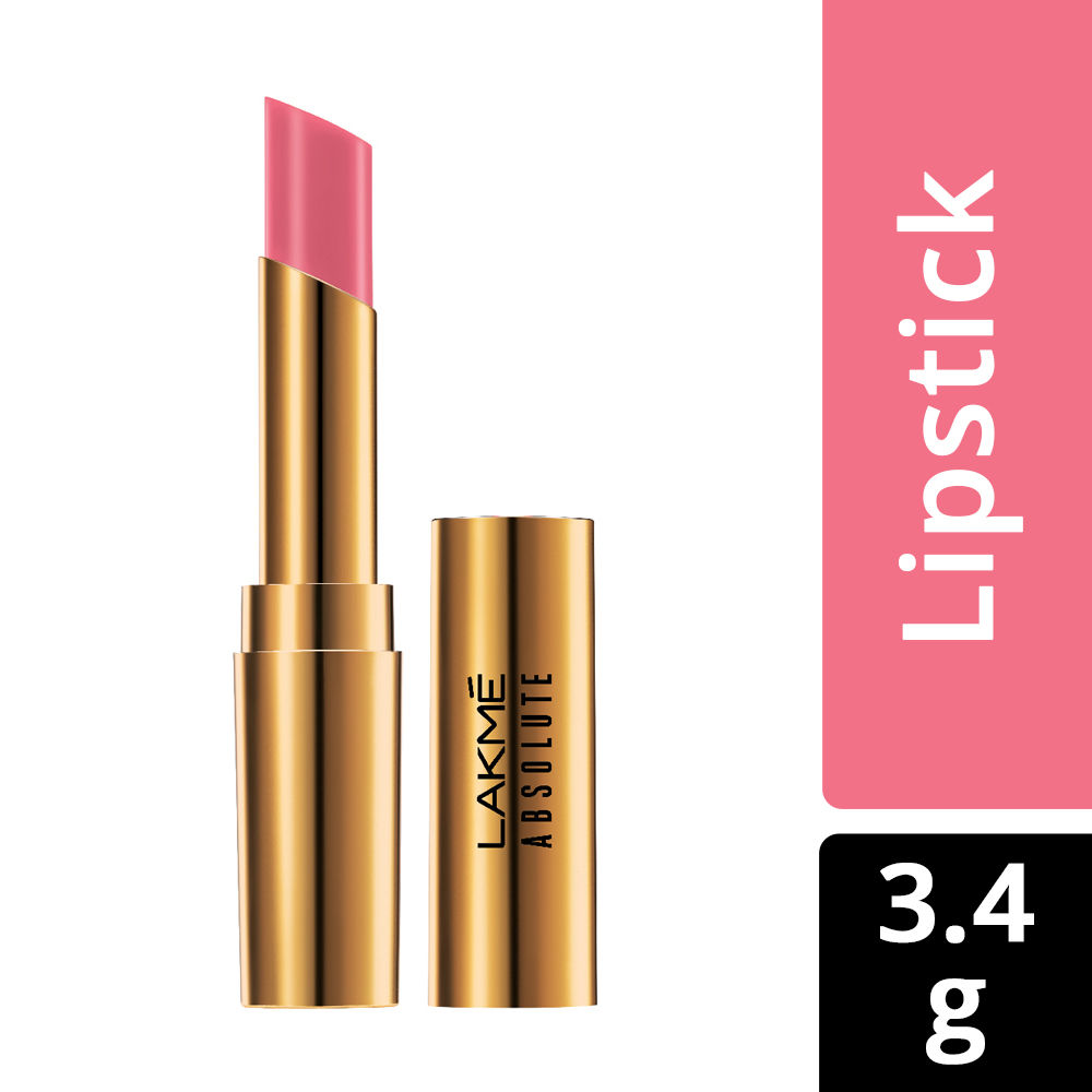 Buy Lakme Absolute Argan Oil Lip Color in Silky Blush (3.4 g) - Purplle