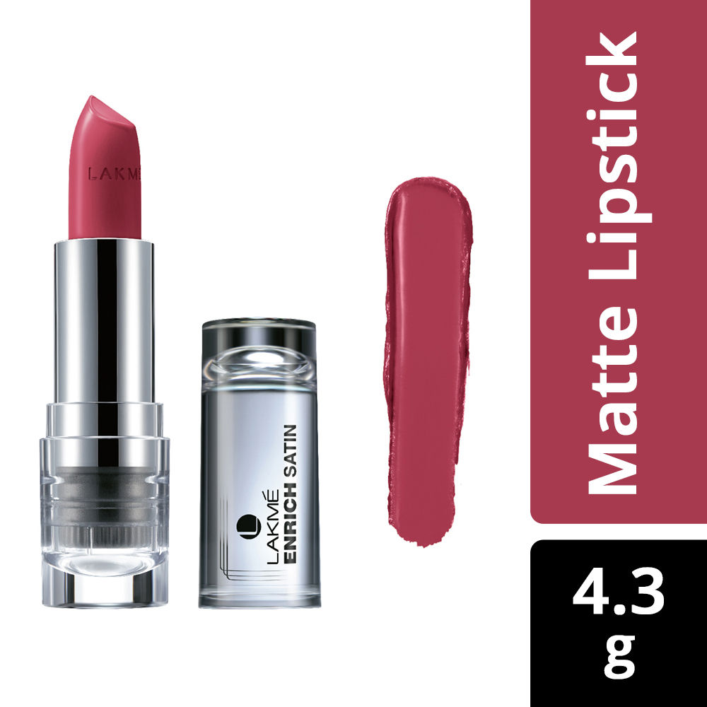 Buy Lakme Enrich Satin Lip Color - Shade P135 (4.3 g) - Purplle