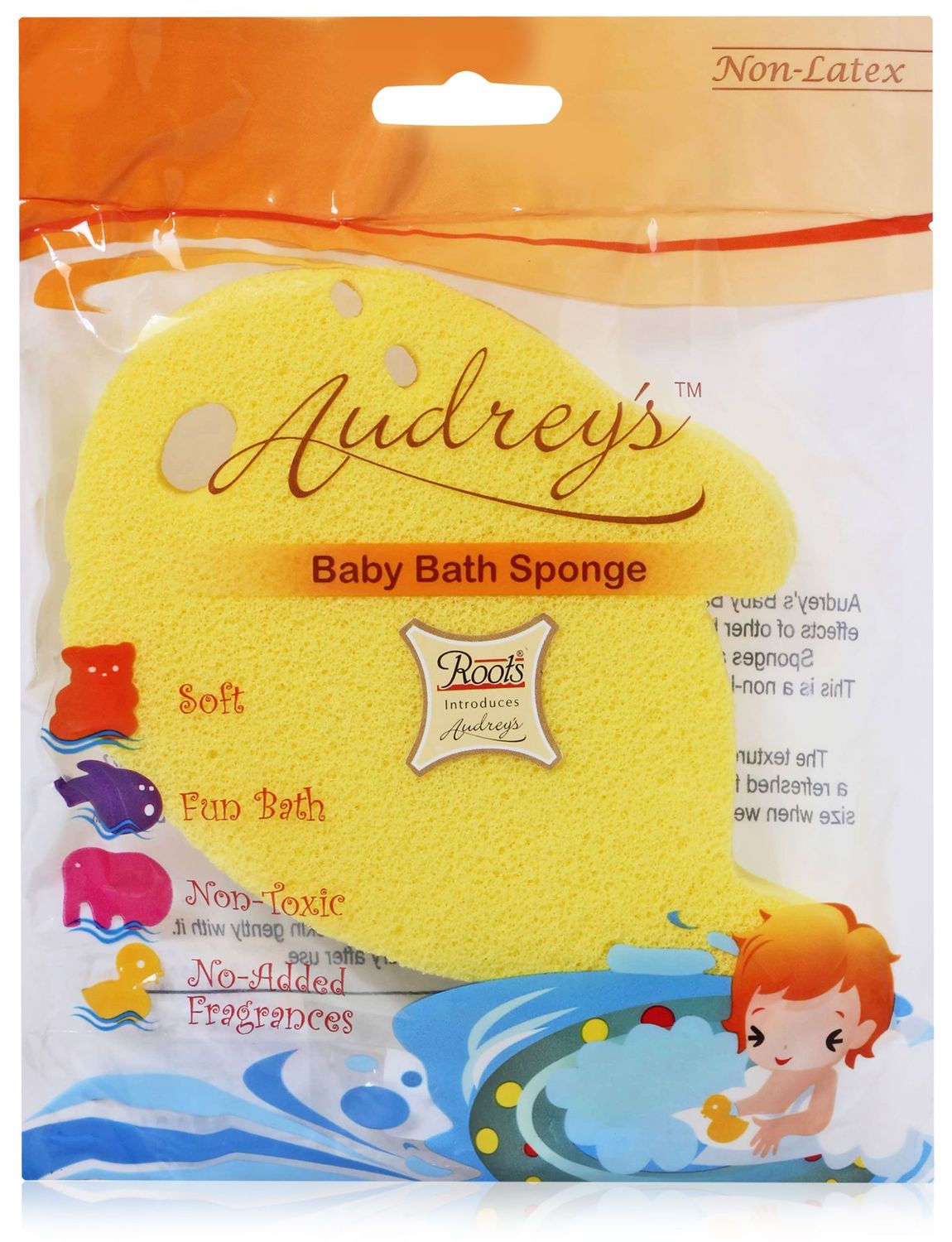 Buy Audrey's Baby Bath Sponge No. BSB-Y - Purplle