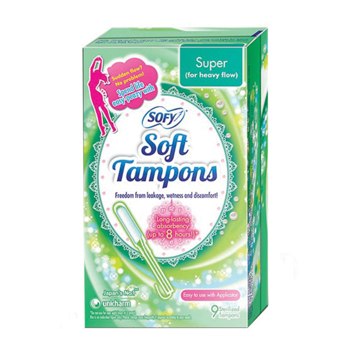 Buy Sofy Soft Tampons - Super- Pack Of 9 - Purplle